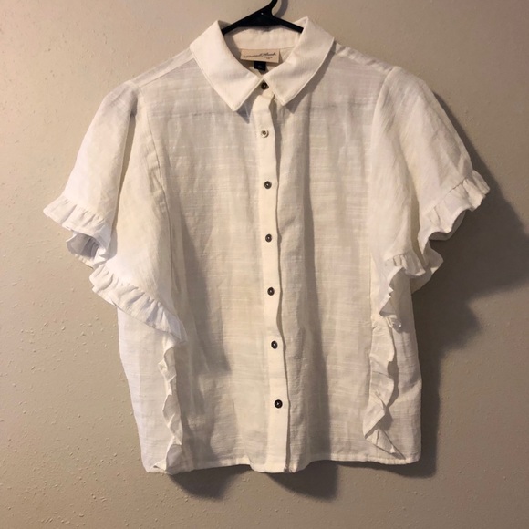 White Universal Thread Blouse - Picture 3 of 5